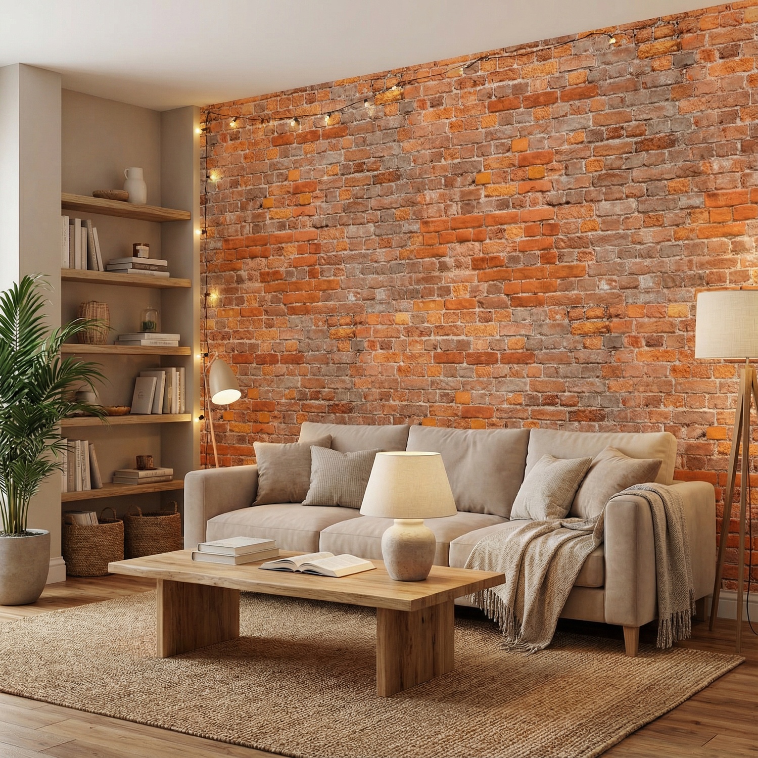 Wall Murals: Vintage brick texture