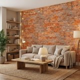 Wall Murals: Vintage brick texture 14