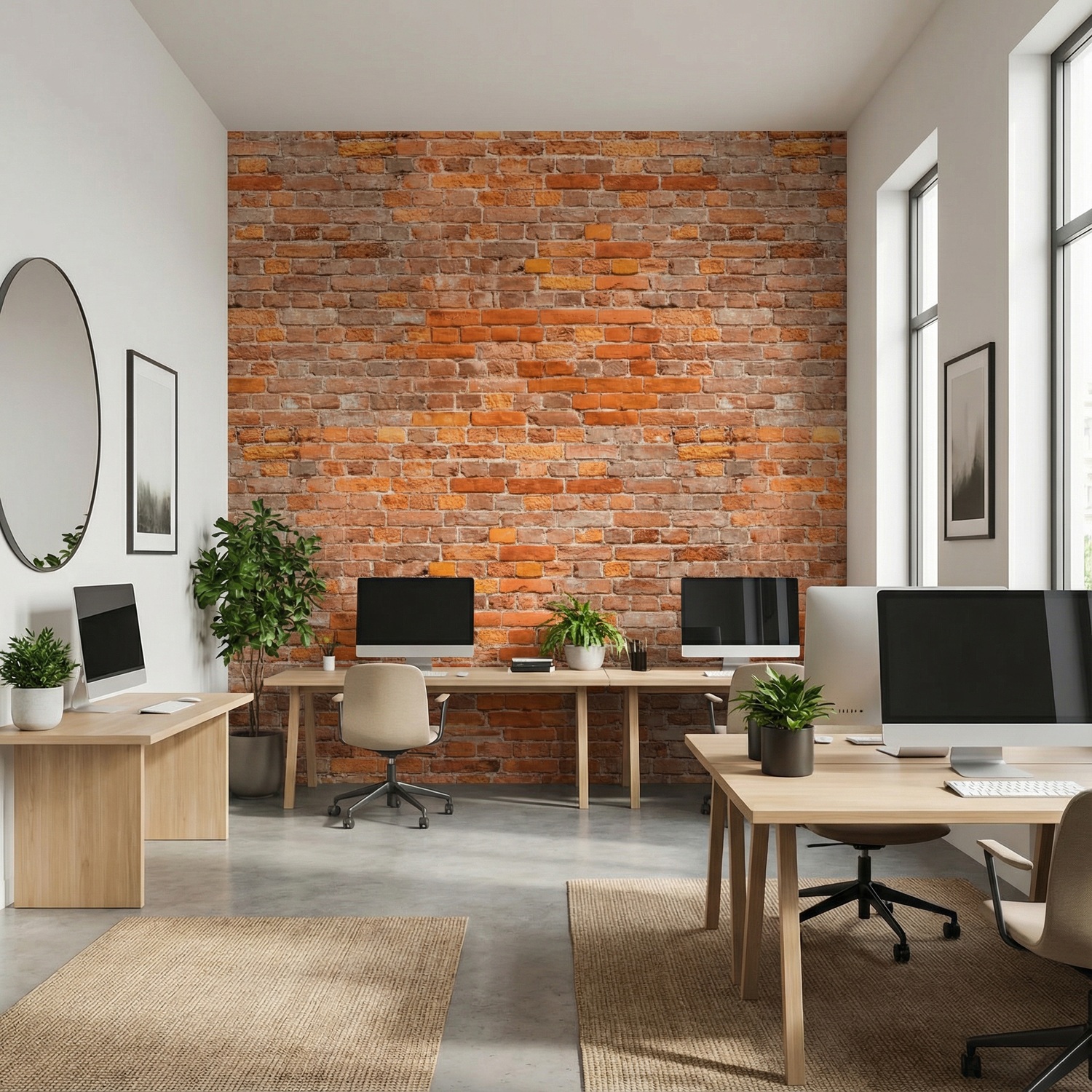 Wall Murals: Vintage brick texture
