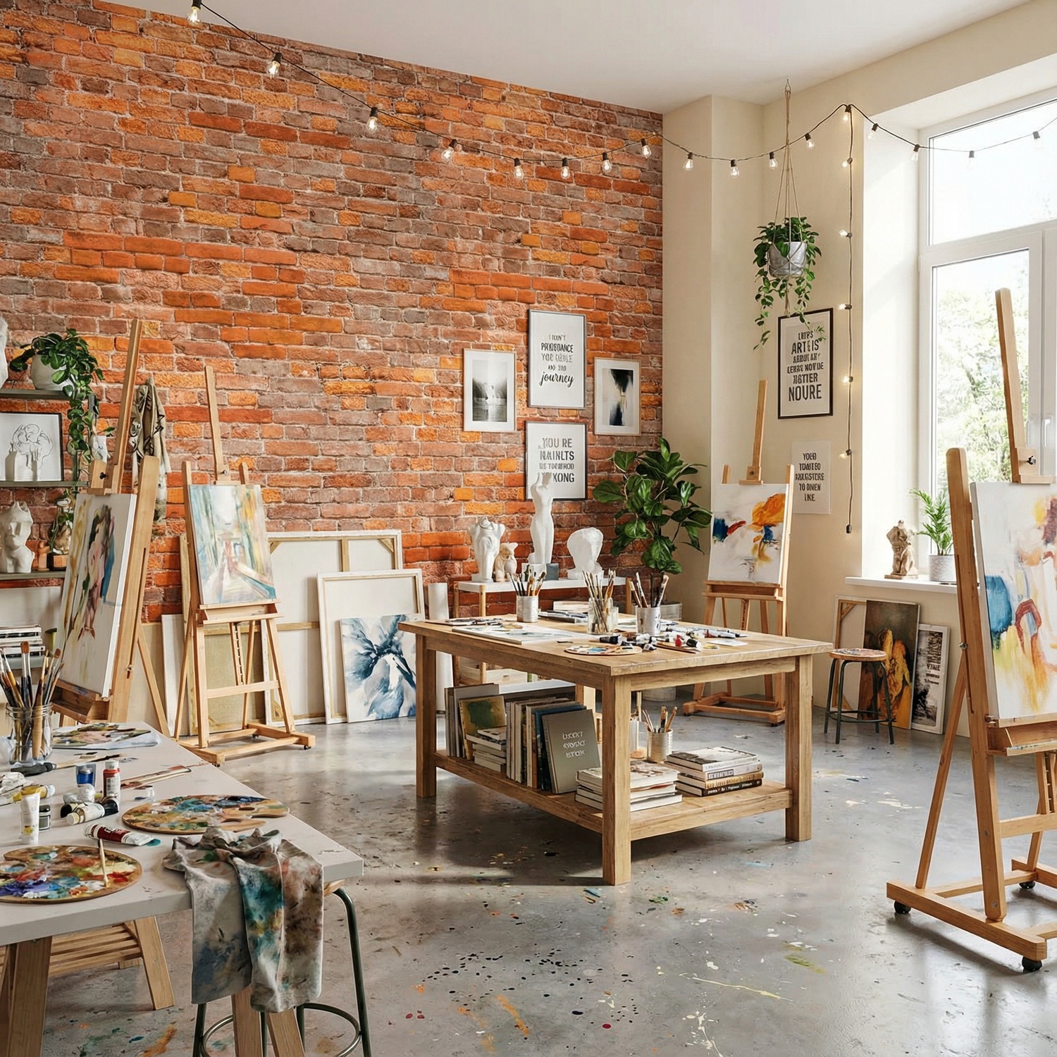 Wall Murals: Vintage brick texture