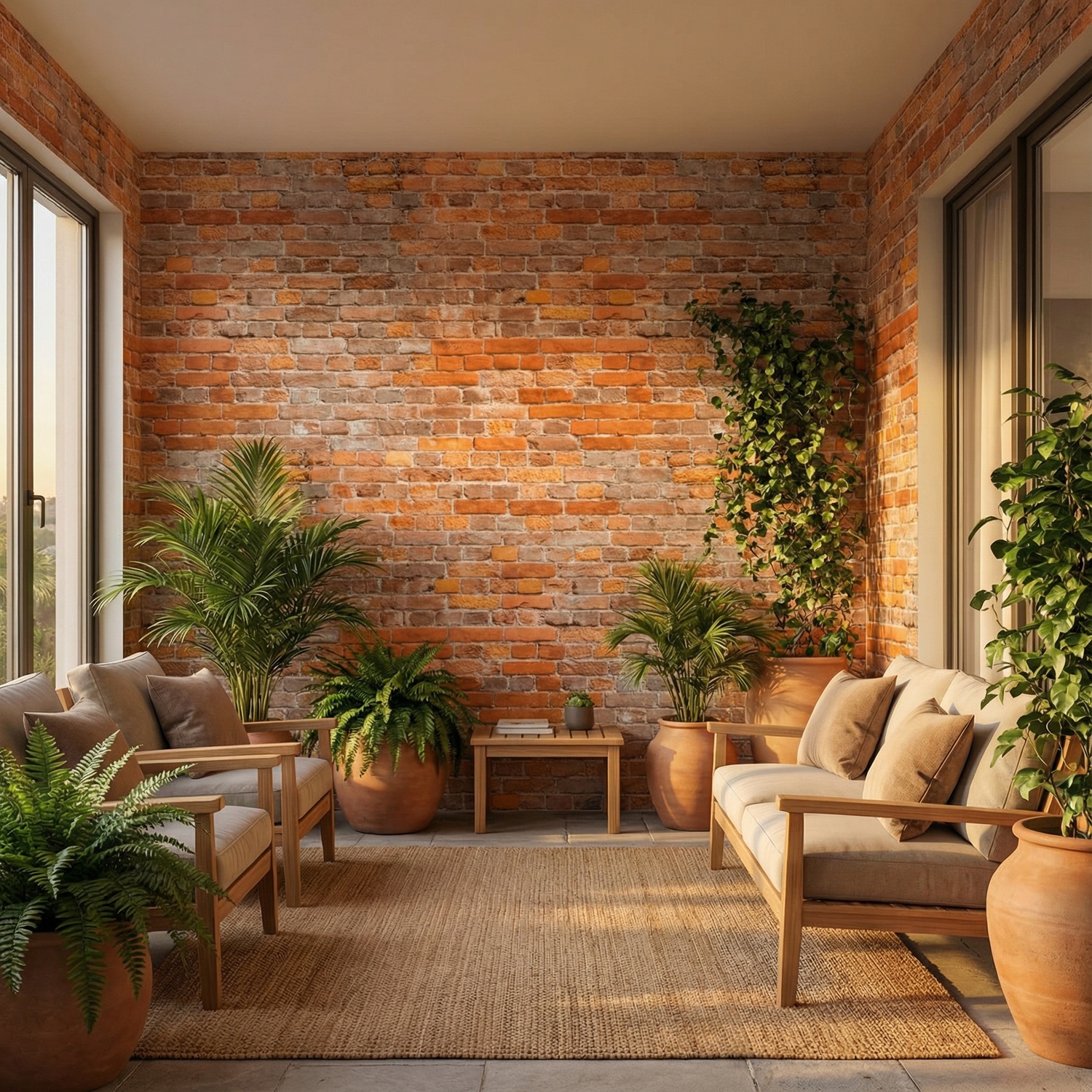 Wall Murals: Vintage brick texture