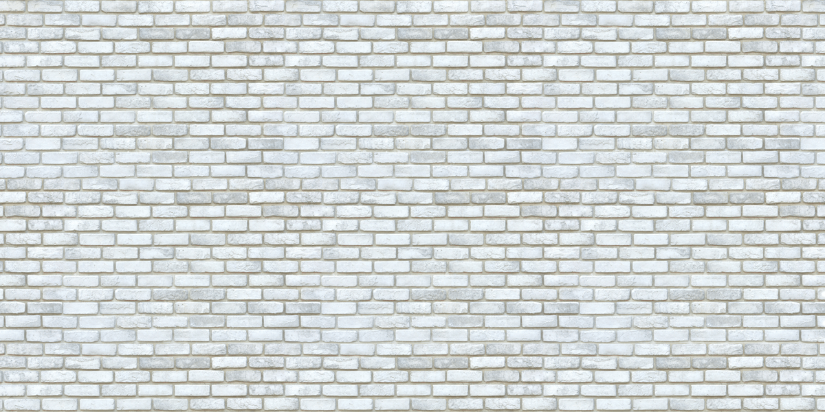 Wall Murals: White brick texture