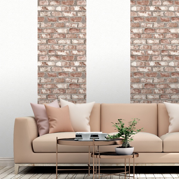 Wall Murals: Worn brick texture