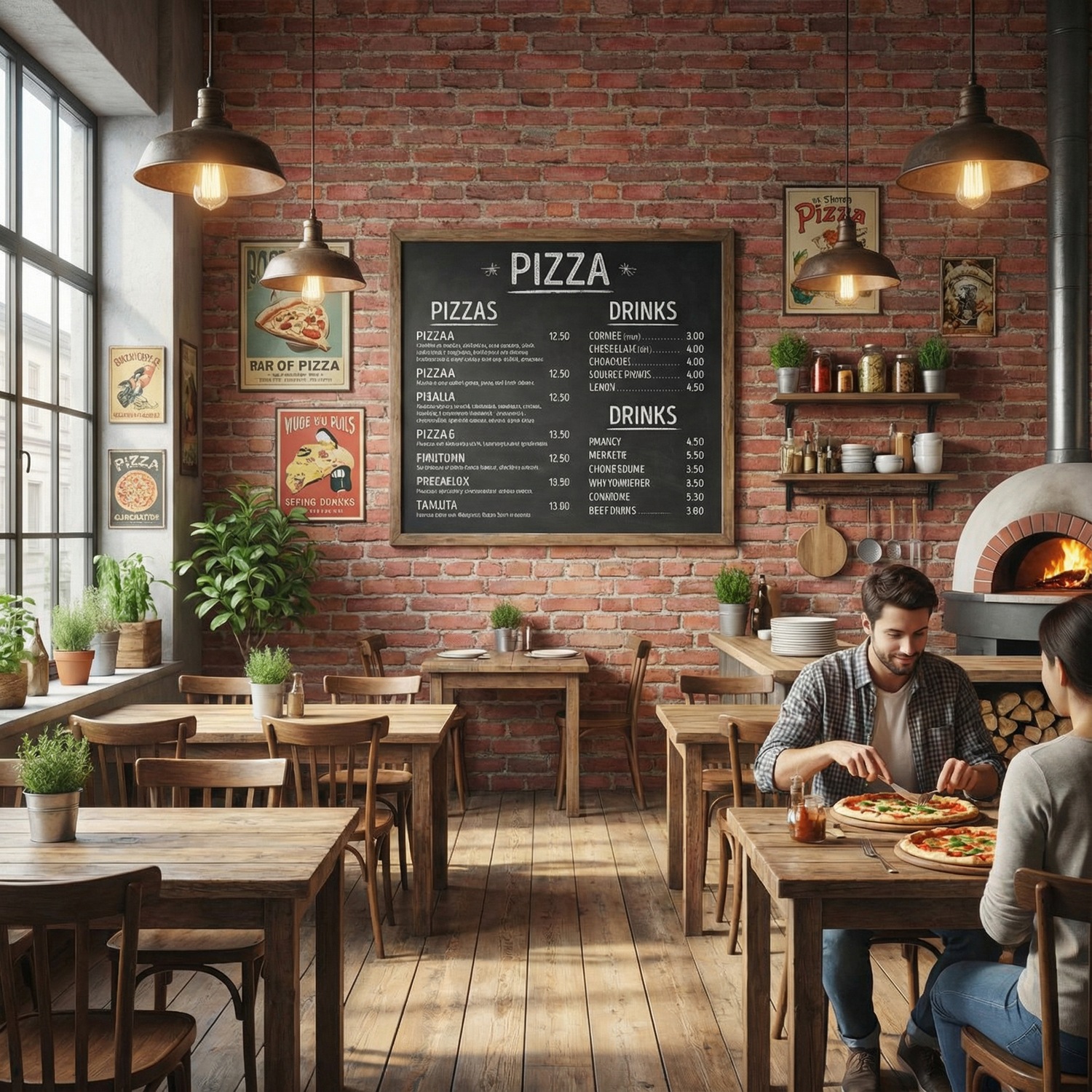 Wall Murals: Naples brick texture