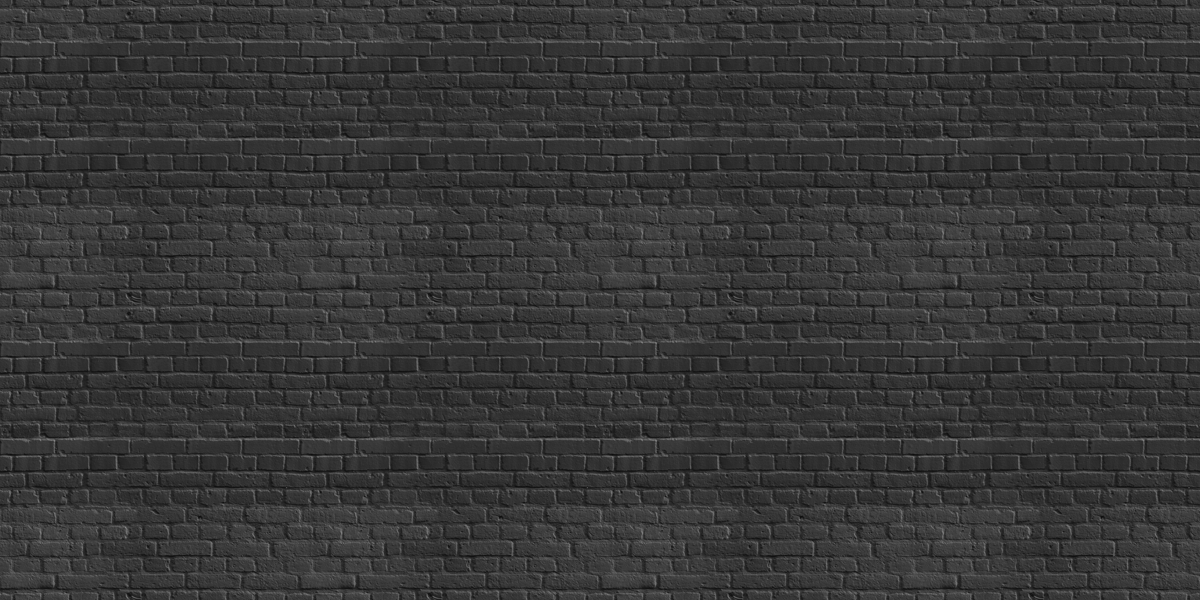 Wall Murals: Black brick texture