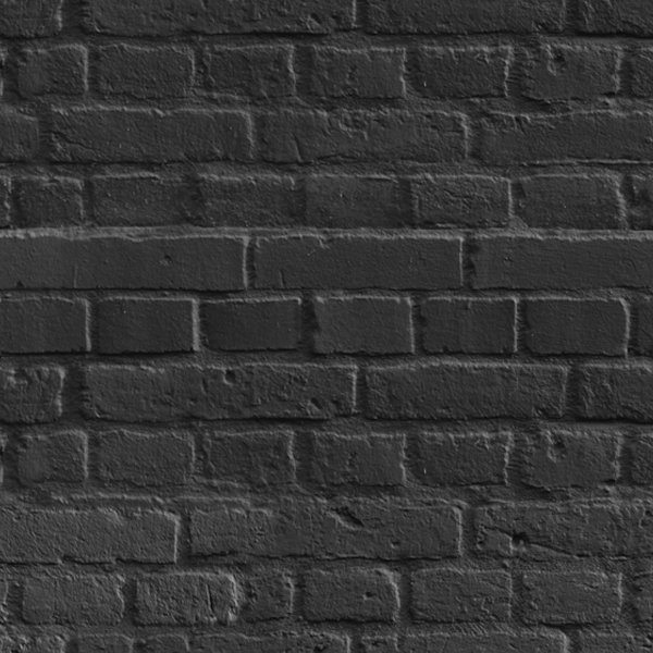 Wall Murals: Black brick texture