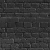 Wall Murals: Black brick texture 3