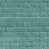 Wall Murals: Turquoise brick texture 3