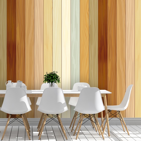 Wall Murals: Beach wood texture 0