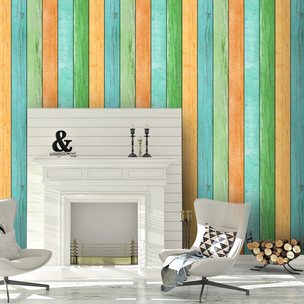 Wall Murals: Wood texture India 0