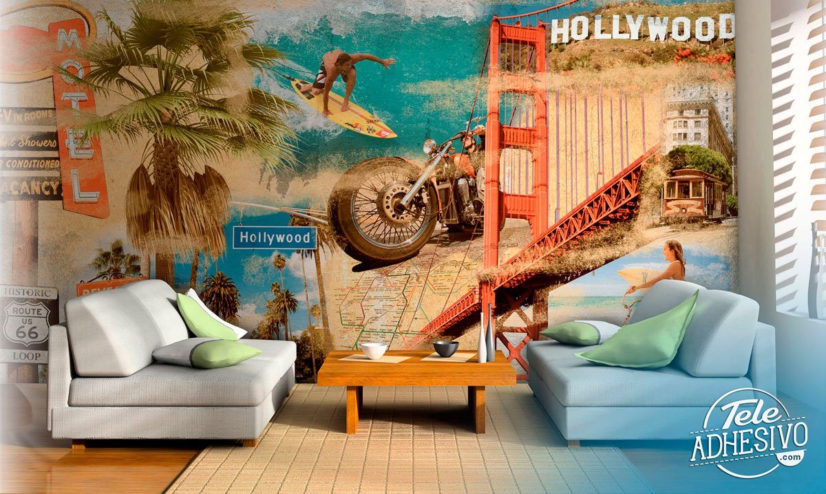 Wall Murals: Collage California