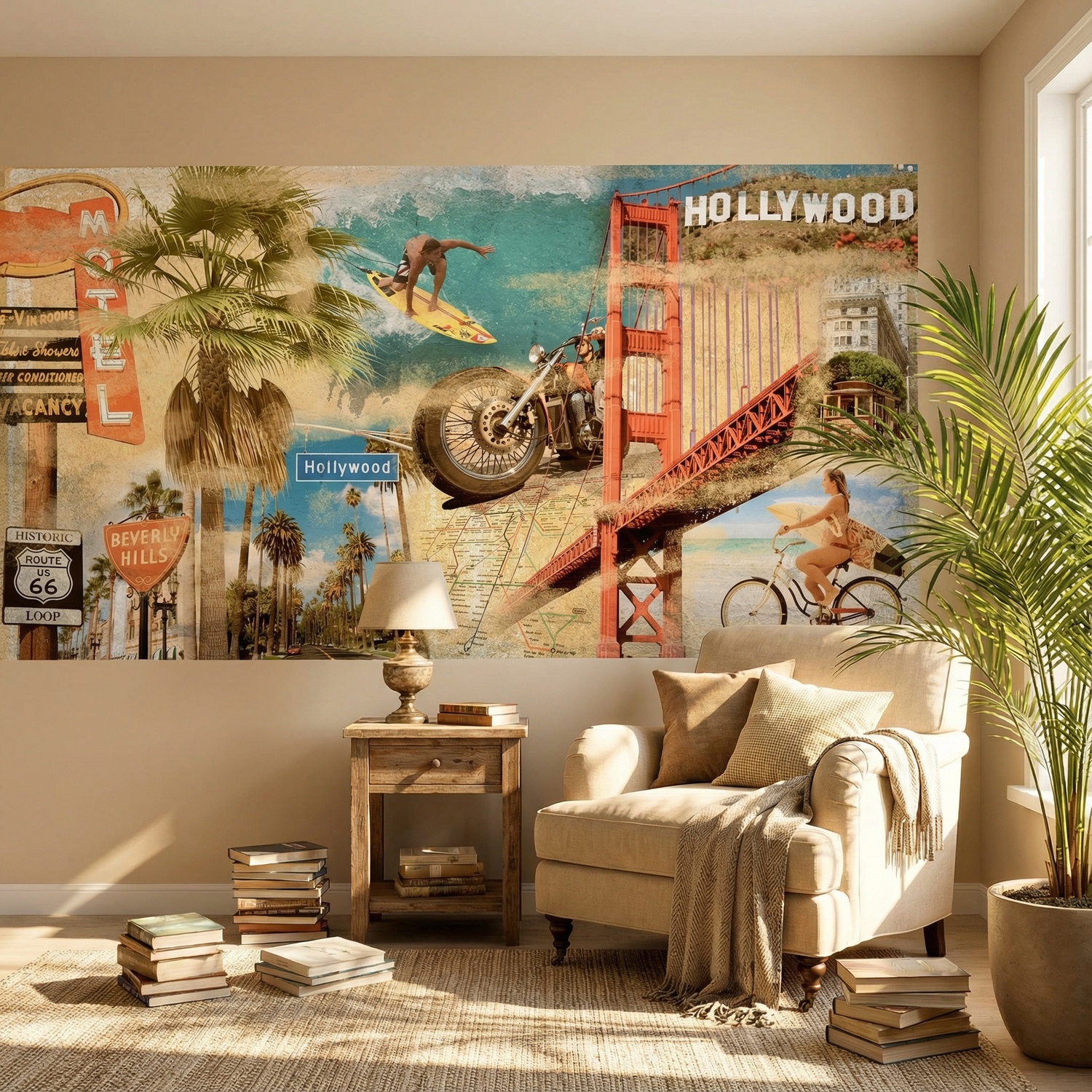 Wall Murals: Collage California