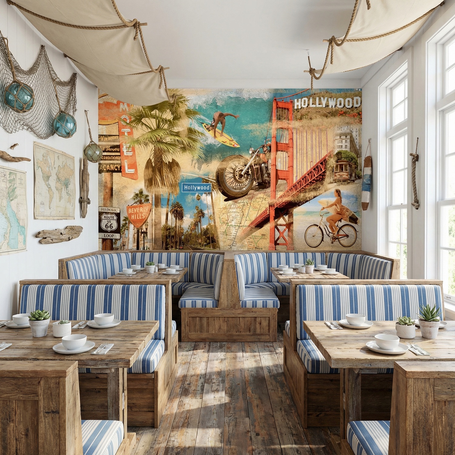 Wall Murals: Collage California