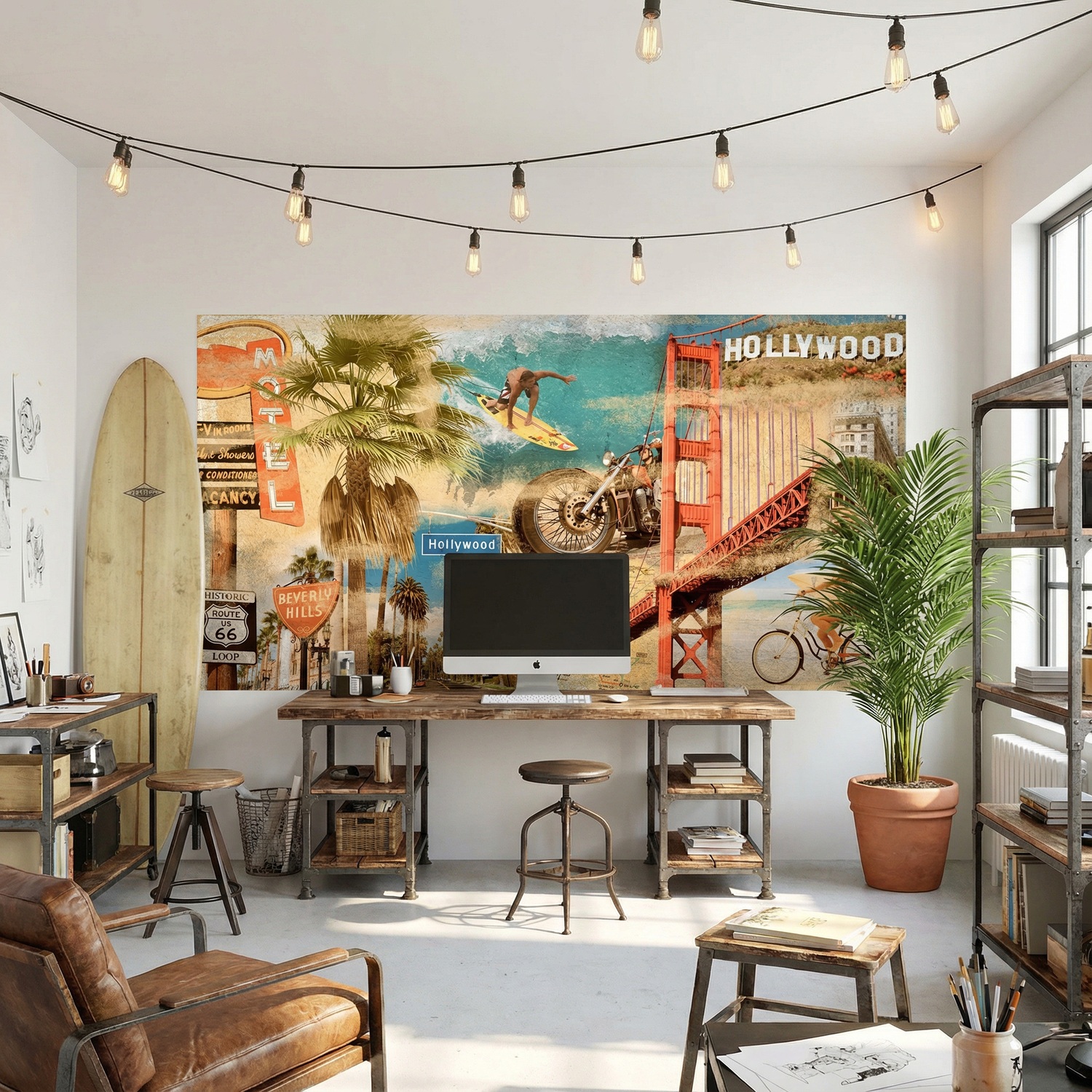 Wall Murals: Collage California