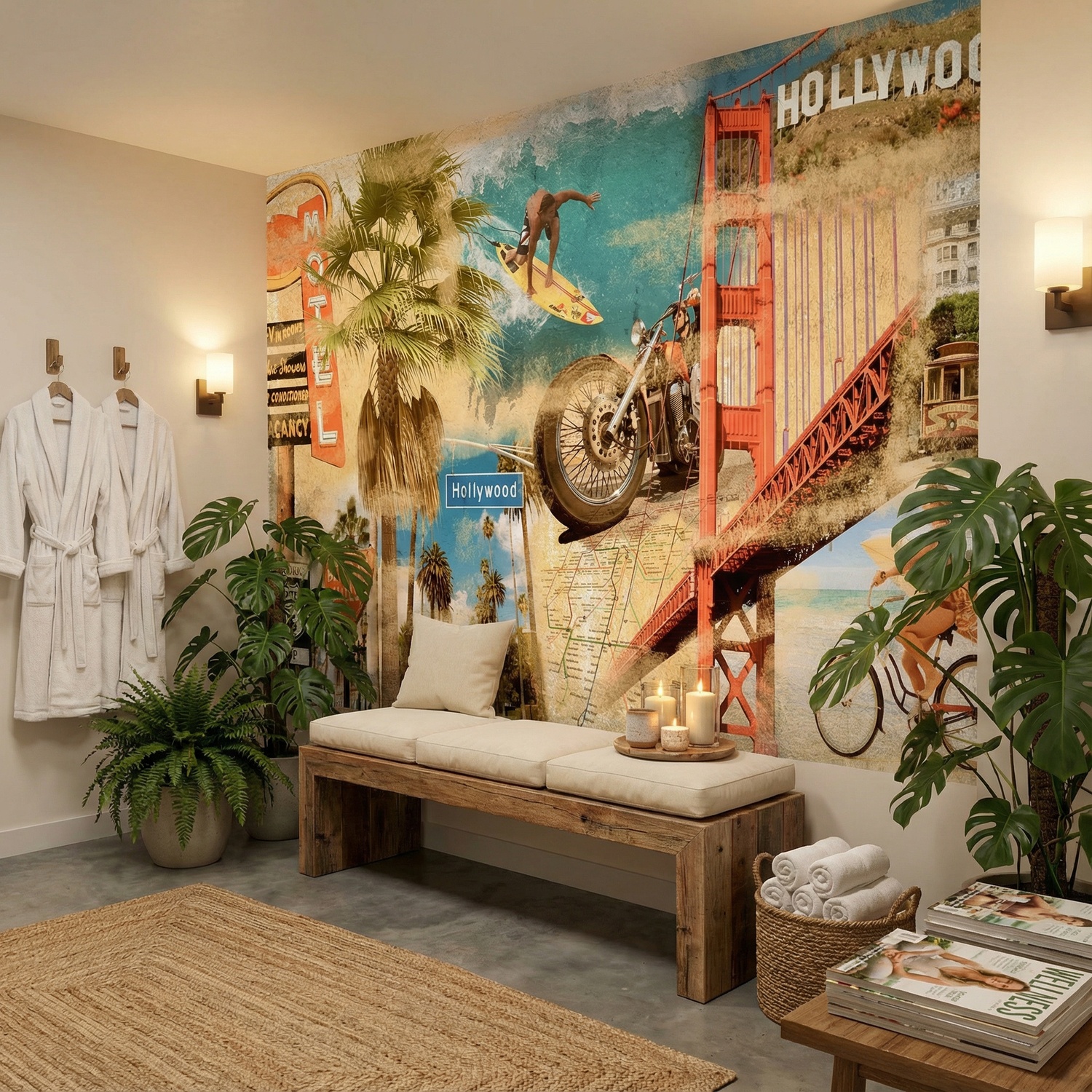 Wall Murals: Collage California