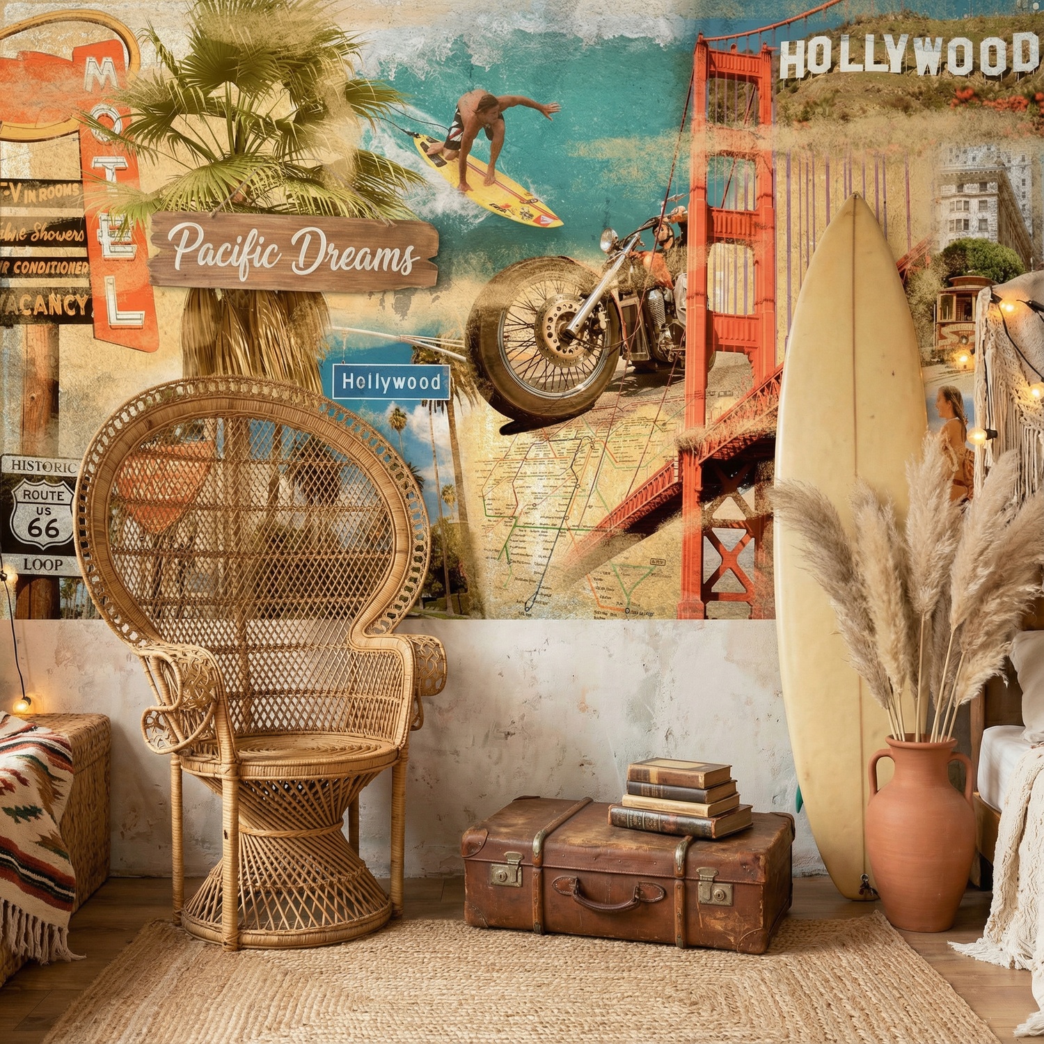 Wall Murals: Collage California