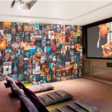 Wall Murals: Collage Posters of 80s and 90s Movies 4