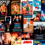 Wall Murals: Collage Posters of 80s and 90s Movies 6