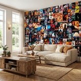 Wall Murals: Collage Posters of 80s and 90s Movies 9