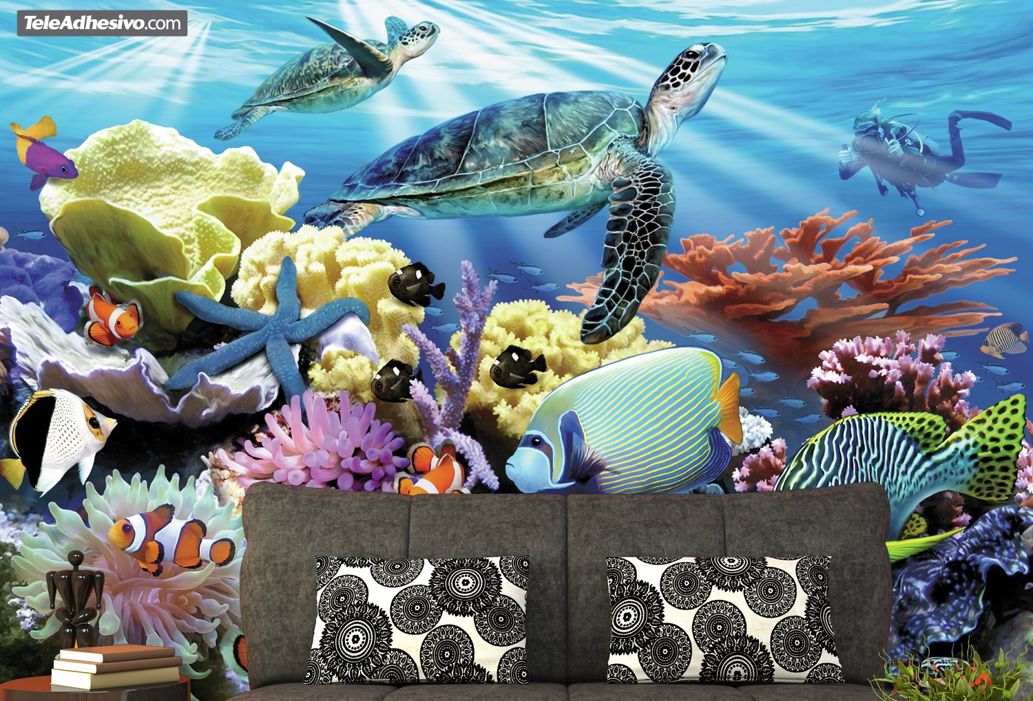 Wall Murals: Bottom of the sea