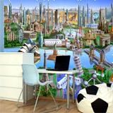 Wall Murals: Wonders of the World 3