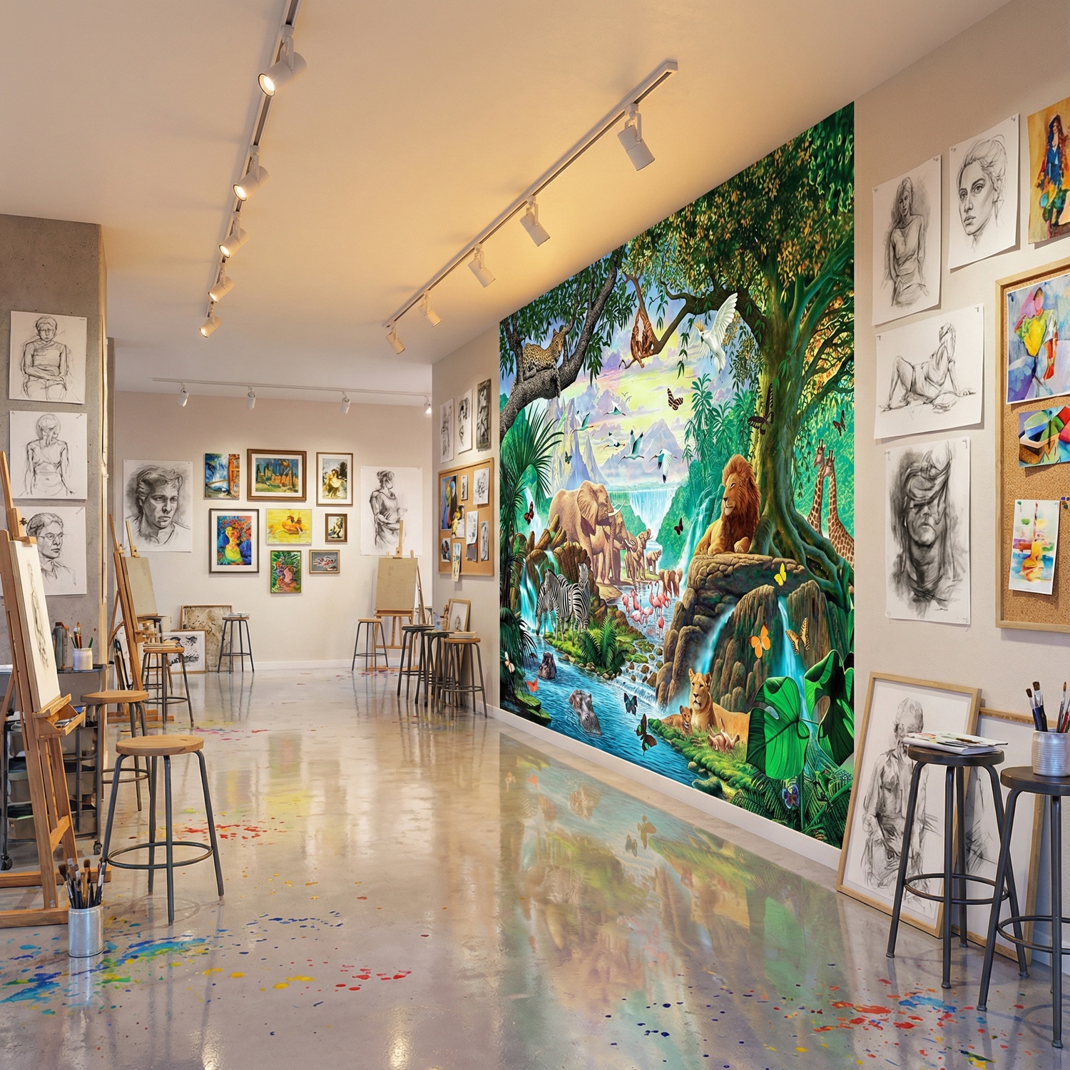 Wall Murals: Nature Jungle