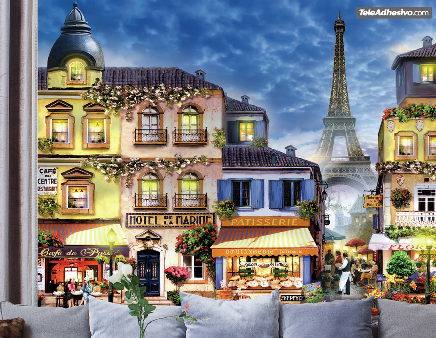 Wall mural Paris Streets