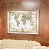 Wall Murals: Vintage Political World Map 7