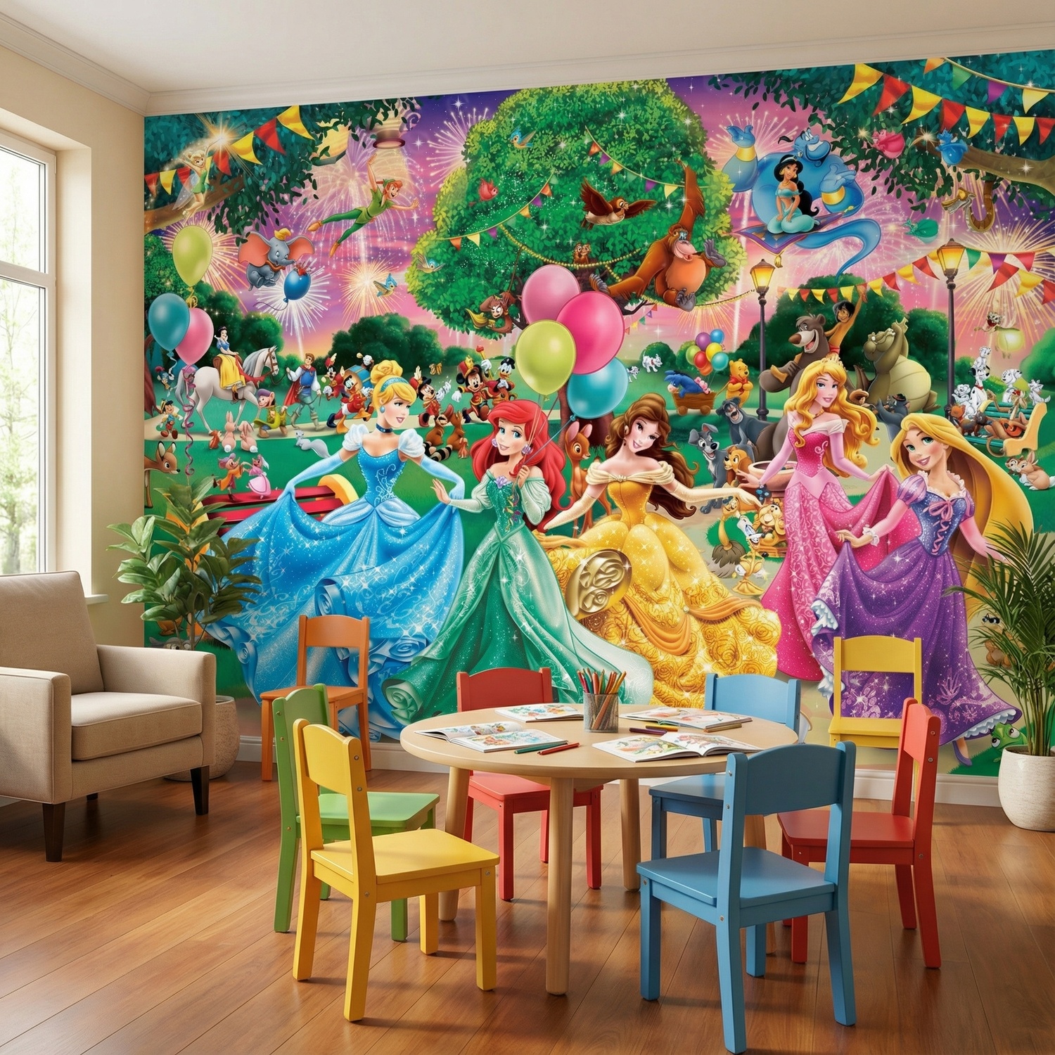 Wall Murals: Disney princesses