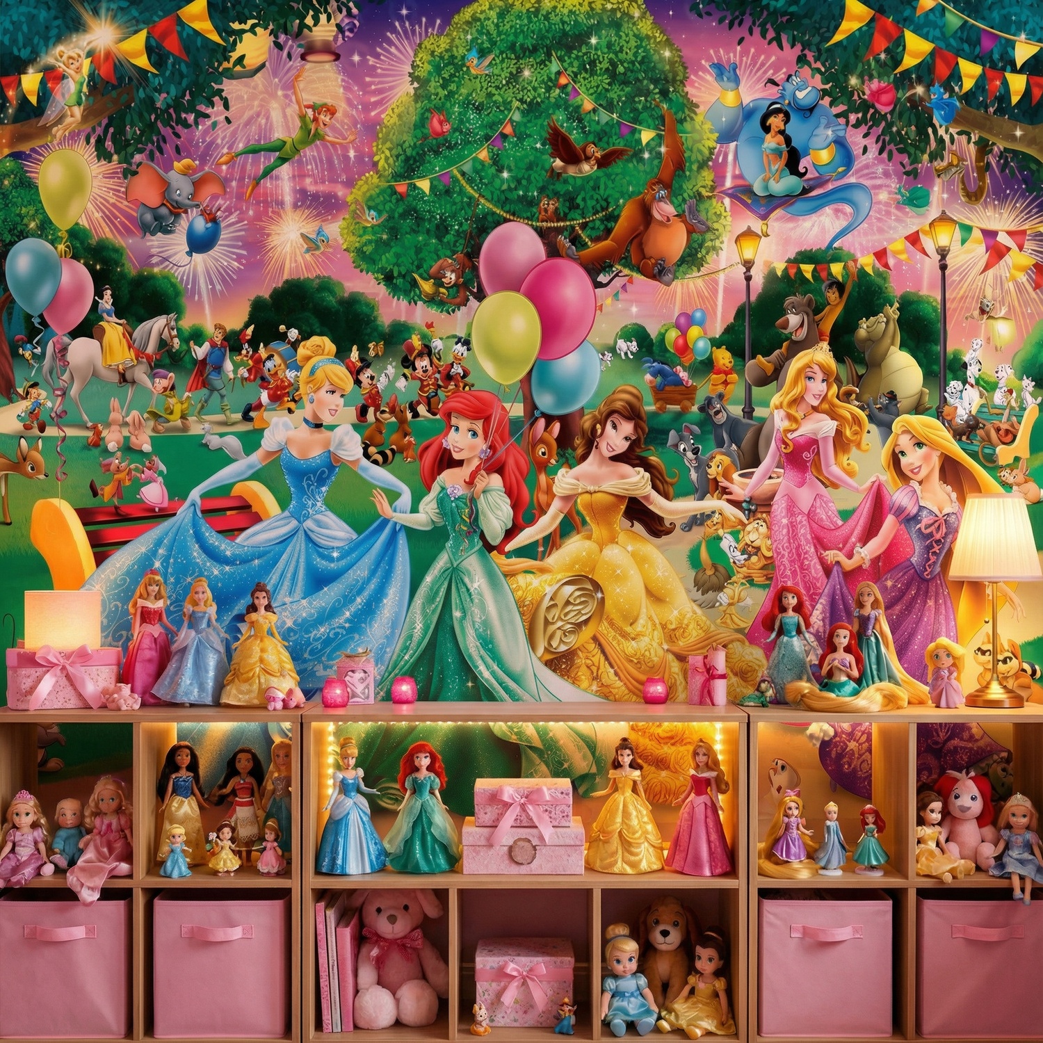 Wall Murals: Disney princesses