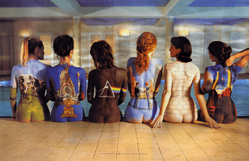 Wall Stickers: Pink Floyd covers discs