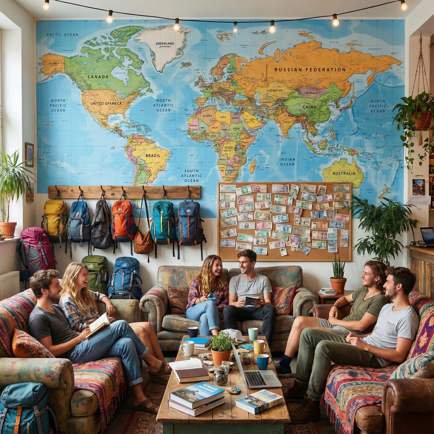 Wall Murals: World map