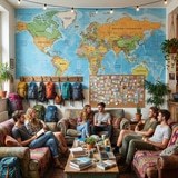 Wall Murals: World map 13