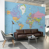 Wall Murals: World map 5