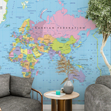 Wall Murals: World map 6