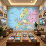 Wall Murals: Political map of Europe 13
