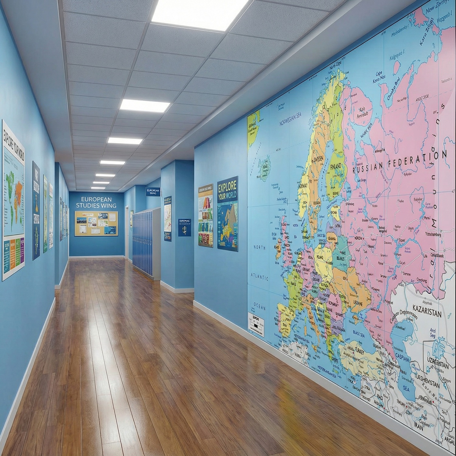 Wall Murals: Political map of Europe