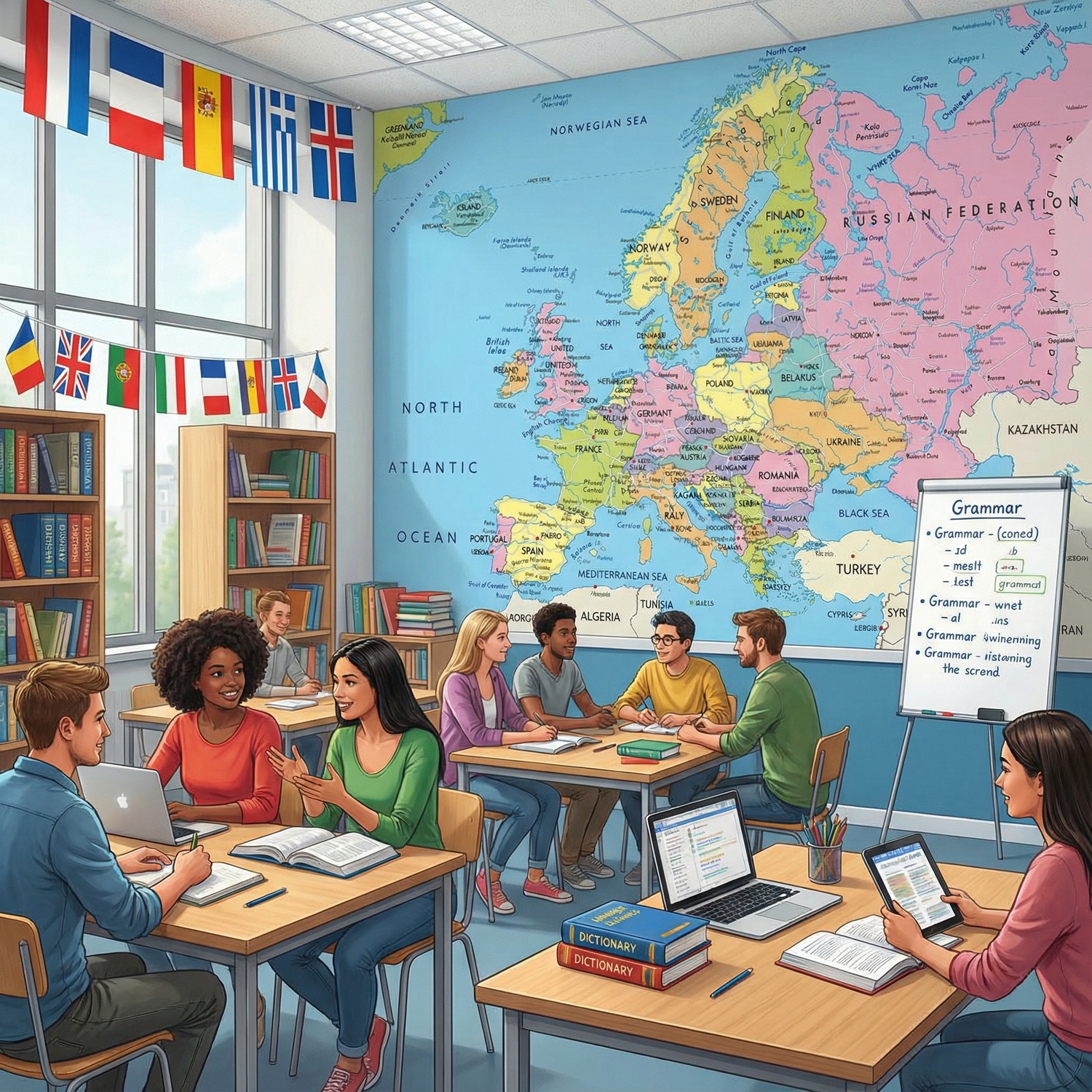 Wall Murals: Political map of Europe