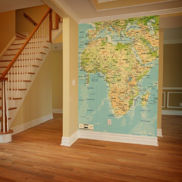 Wall mural Africa's map