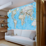 Wall Murals: World political world map 5