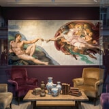 Wall Murals: Creation of Adam, Michelangelo 12