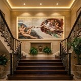 Wall Murals: Creation of Adam, Michelangelo 16