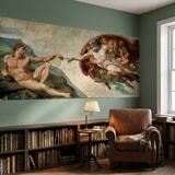 Wall Murals: Creation of Adam, Michelangelo 4
