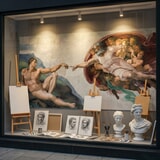 Wall Murals: Creation of Adam, Michelangelo 5