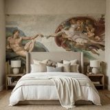 Wall Murals: Creation of Adam, Michelangelo 9