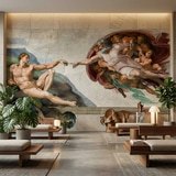 Wall Murals: Creation of Adam, Michelangelo 10