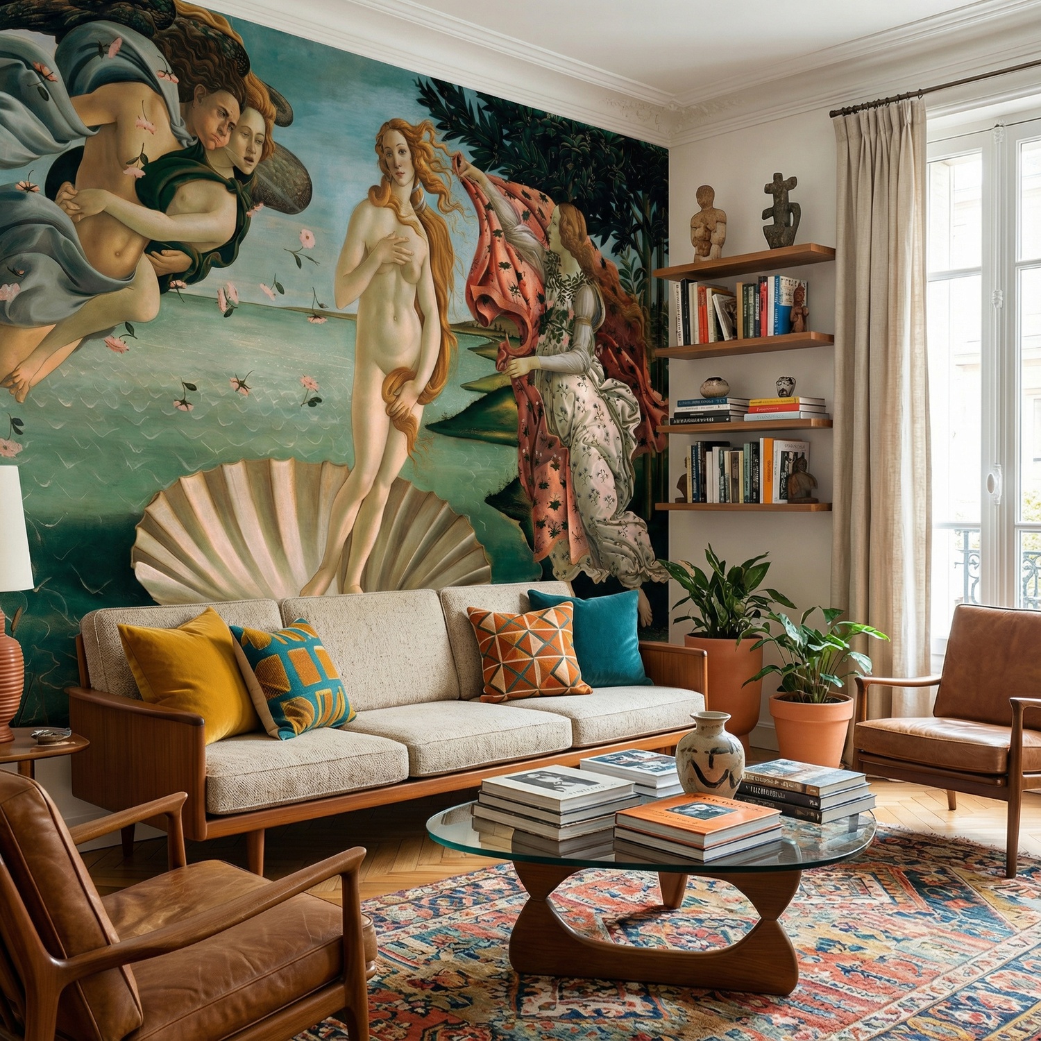 Wall Murals: Birth of Venus, Botticelli