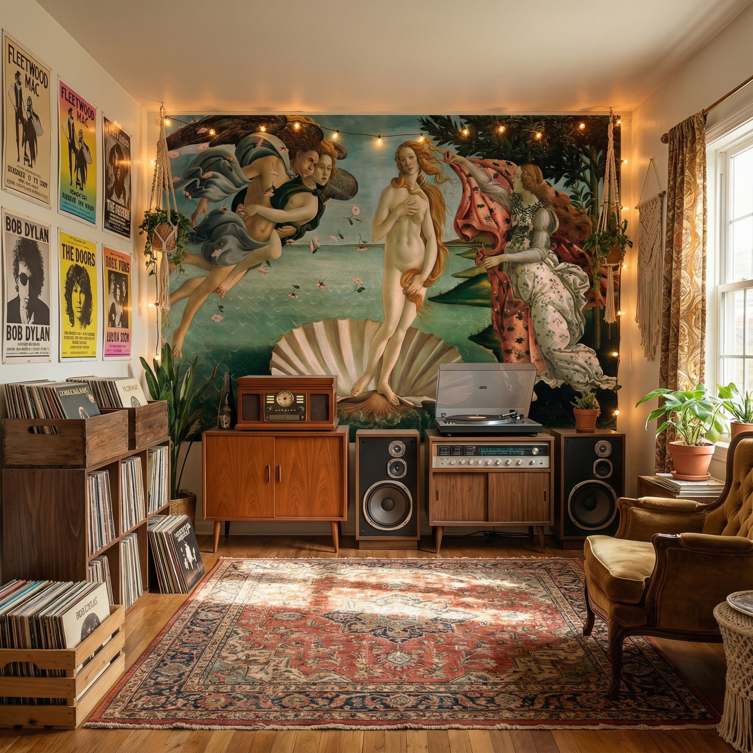 Wall Murals: Birth of Venus, Botticelli