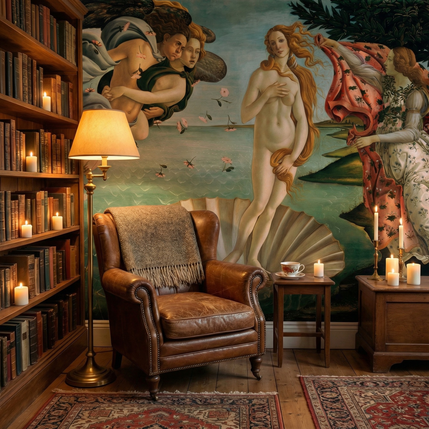 Wall Murals: Birth of Venus, Botticelli
