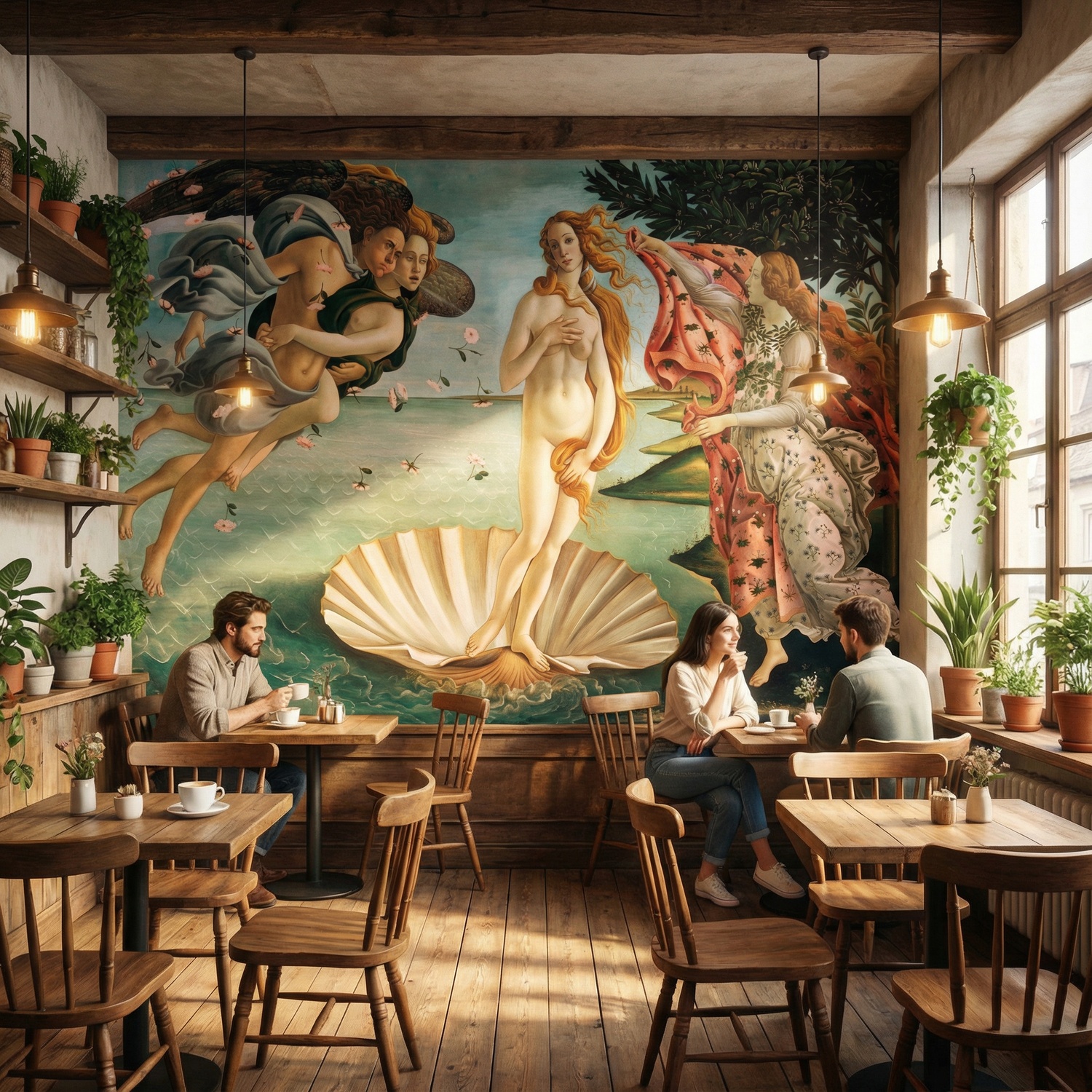 Wall Murals: Birth of Venus, Botticelli